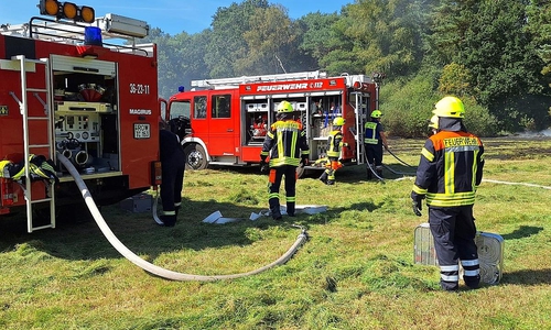 Die Feuerwehren im Einsatz (Archiv)