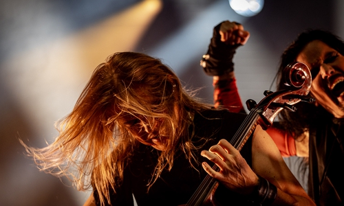 Apocalyptica begeisterten beim Kultursommer Salzgitter mit ihrer Mischung aus Cello und Metal.