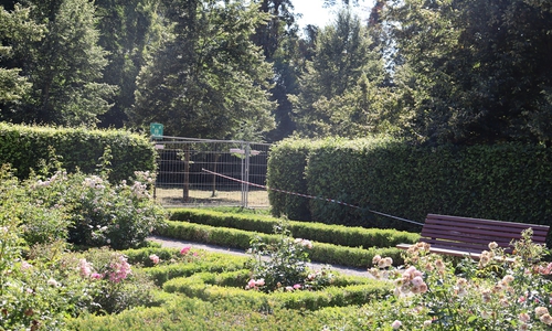 Eine Teilsperrung des Schlosswaldes wurde nötig.