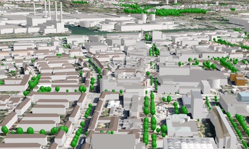Virtuelles Wolfsburg: Das digitale Stadtmodell.