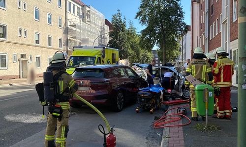 Verkehrsunfall in der Grashoffstraße (Archiv)