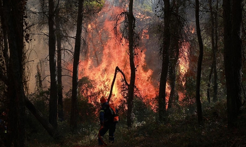 Waldbrandbekämpfung in Griechenland am 02.08.2026