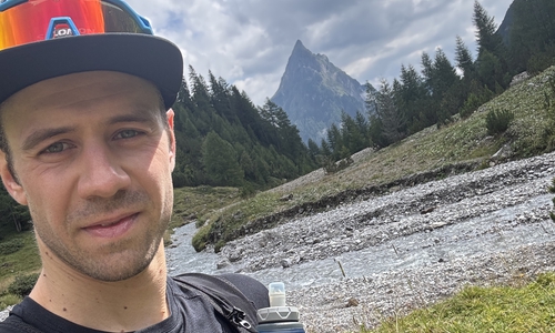 Justus Casper hat die E5-Alpenüberquerung in Rekordzeit bewältigt.