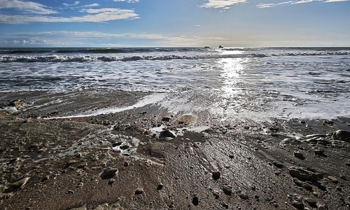 Strand am Mittelmeer