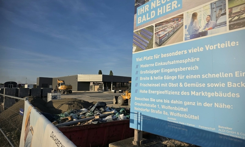 In Adersheim entsteht ein neuer Aldi.