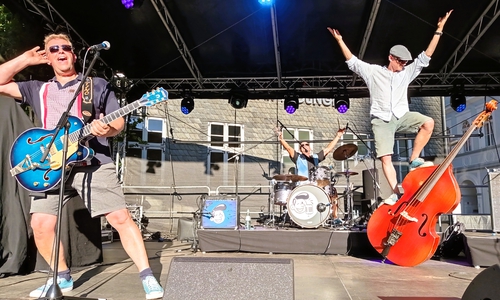 Die Hamburger Rock’n’Roll-Band The Sinners.