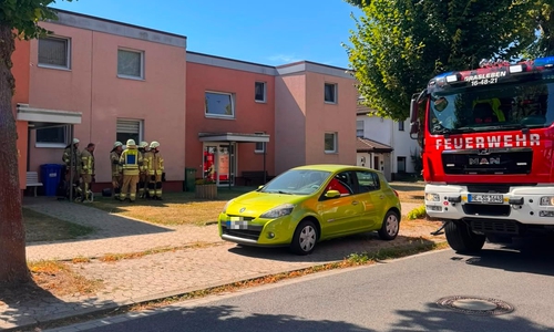 Einsatz in einem Wohnkomplex.