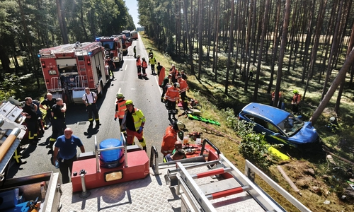 Zahlreiche Kräfte waren im Einsatz.