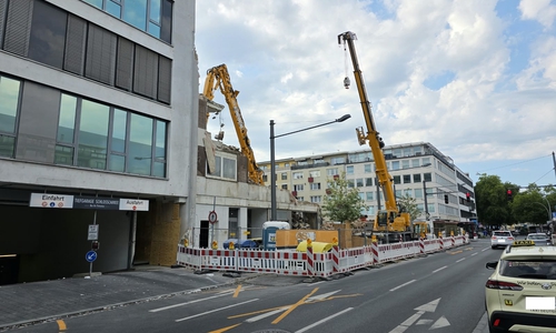 Bier sollen bald neue Gebäude für das Schlosscarree entstehen.
