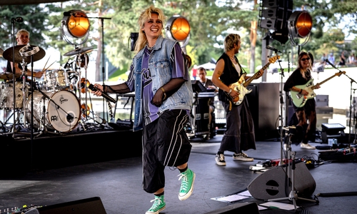 Paula Carolina war am Sonntagabend beim Sommerfestival der Autostadt zu Gast. 