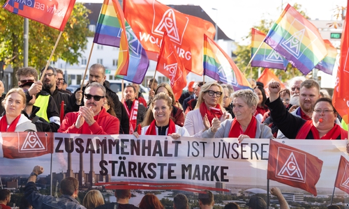Bild von der heutigen Kundgebung.