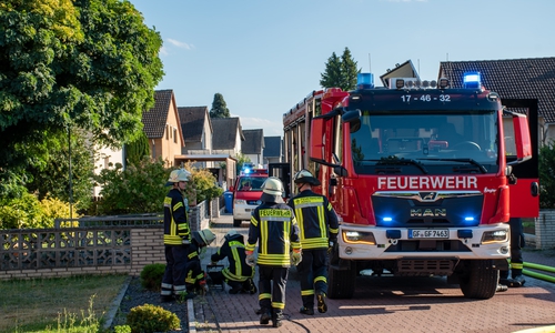 Die Feuerwehr war in Rühen bei einem Garagenbrand im Einsatz.