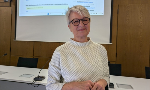 Christiana Steinbrügge im Kreishaus.