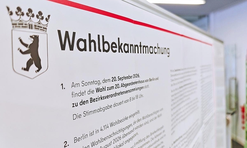 Wahllokal am 20.09.2026