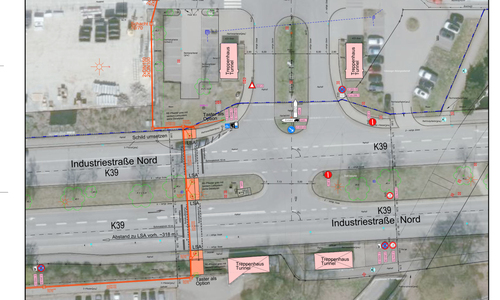 Hier soll die Ampel entstehen.