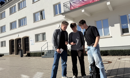 Neue Ostfalia-Studenten haben die Rallye als erstes ausprobiert.