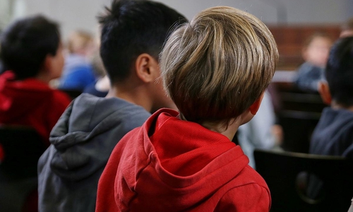 Kinder in einer Schule (Archiv)