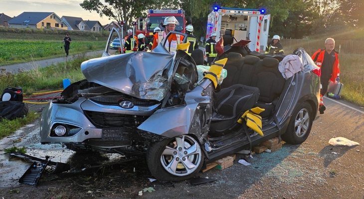 Kreis Gifhorn: Auto kracht gegen Baum:Fahrer erlitt schwerste Verletzungen