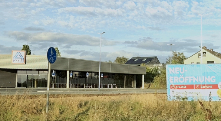 Neuer Aldi in Wolfenbüttel - Eröffnung steht kurz bevor