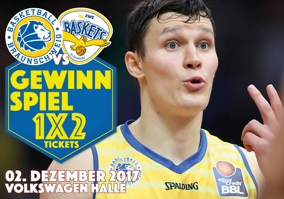 Gewinnt 1×2 Tickets für Basketball Löwen gegen Oldenburg regionalHeute.de