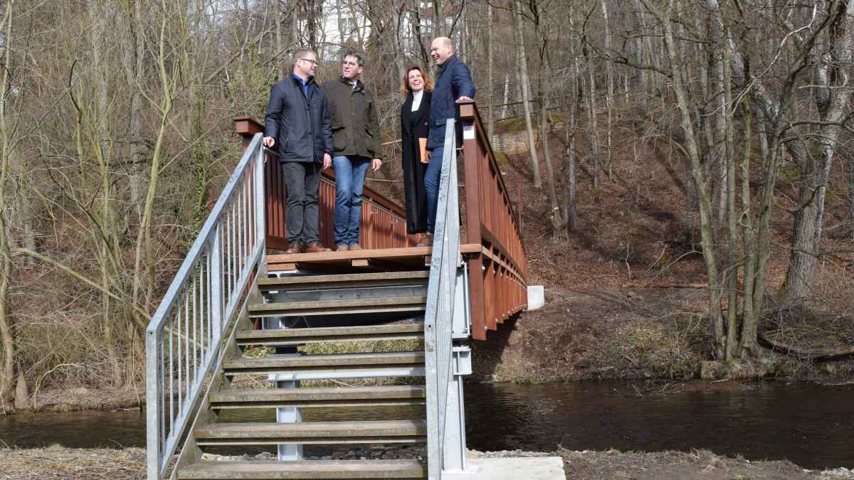 Hercyniawegbrücke Führt Wieder über Die Oker In Vienenburg ...