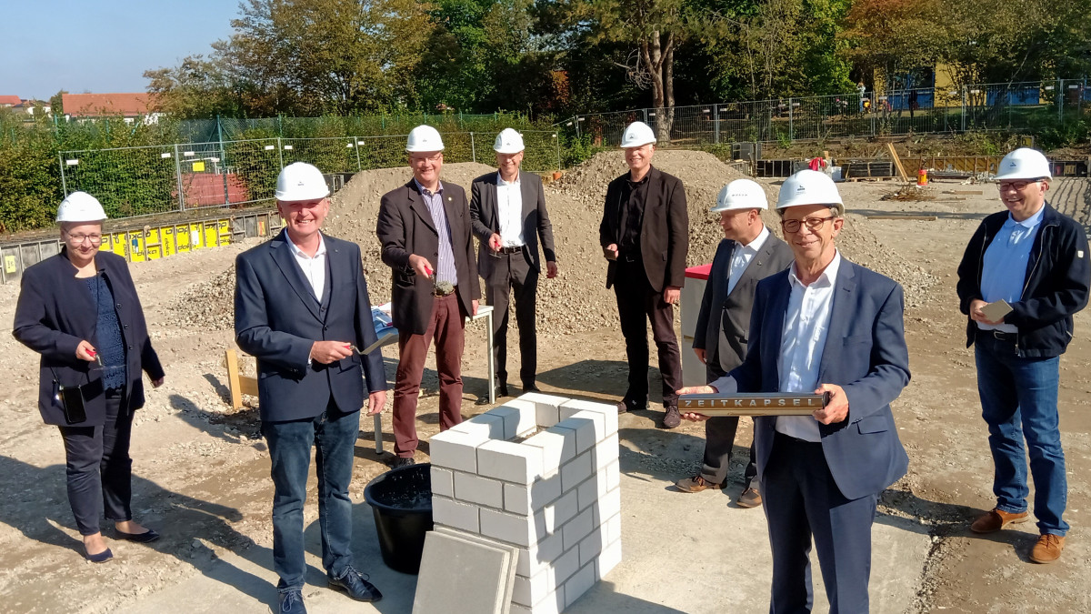 Grundstein gelegt: DRK Kindertagesstätte in Ehmen erhält Ergänzungsbau