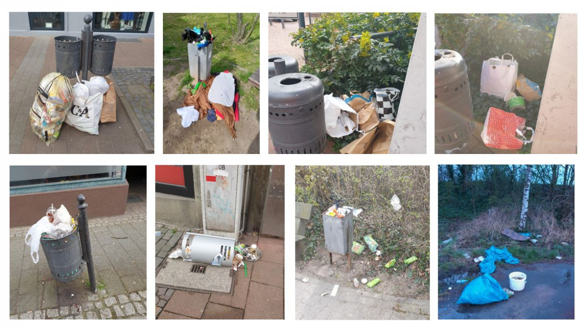 Landkreis Harburg: Überfüllte Mülltonnen werden nicht geleert 