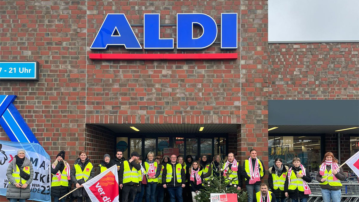 Braunschweig Aldi in Querum bestreikt Zwei Stunden dicht