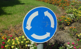 Vollsperrung in Gamsen: Kreisverkehr wird saniert