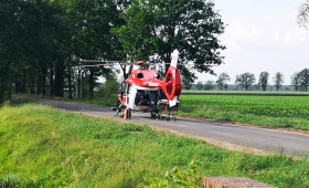 Motorradunfall im Harz: 64-Jähriger von Rettungshubschrauber abgeholt