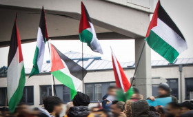 Rund 100 Teilnehmer an "Palästina Demo" in Goslarer Innenstadt