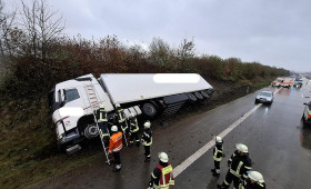 Verkehrsunfall auf der A1 bei Sittensen