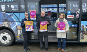 Landkreis Helmstedt und KVG setzen Zeichen gegen Gewalt an Frauen