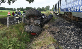 Schwerer Unfall zwischen Zug und Traktor bei Kutenholz