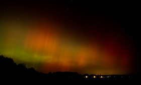 Spektakel am Nachthimmel: Polarlichter leuchteten über der Region 
