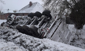 Schneechaos im Landkreis Cuxhaven führt zu zahlreichen Unfällen