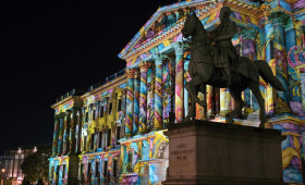 Festival of Lights gestartet: Lichtkunst lässt Braunschweig leuchten