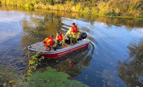 Müden (Aller): Feuerwehr rettet verletzten Schwan auf der Aller