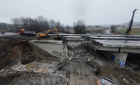Startschuss: Abriss der maroden B6-Brücke bei Salzgitter hat begonnen