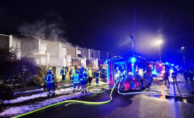 Brand im Reihenhaus: Feuerwehr bricht Jahresversammlung ab 