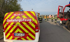 Ätzende Flüssigkeit tritt in Postzentrum in Zeven aus