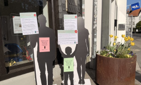 Aktion in der Fußgängerzone soll Menschen mit Behinderungen sichtbar machen