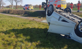 Autofahrer bei Unfall auf Landstraße bei Langelsheim leicht verletzt