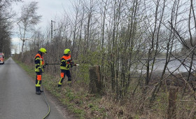 Böschungsbrand an Bahnstrecke zwischen Rotenburg und Lauenbrück