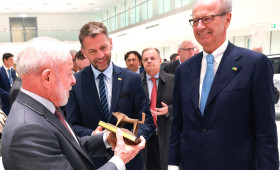 Brasiliens Präsident zu Gast in Wolfsburg