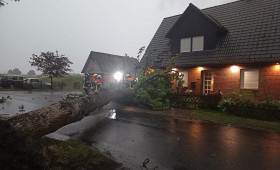 Neun Einsätze für Feuerwehren in der Samtgemeinde Bothel nach Gewitter