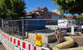 Wolfenbüttel: Wasser sprudelt bald wieder - Brunnen wird repariert
