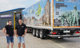 Wolfenbüttel auf Tour: Spedition macht Werbung für die Stadt