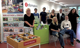 Großes Bücherrücken in dieser Salzgitteraner Bibliothek