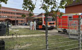 Aufregung am Freitag: Einsatz der Feuerwehr bei der Polizei Salzgitter